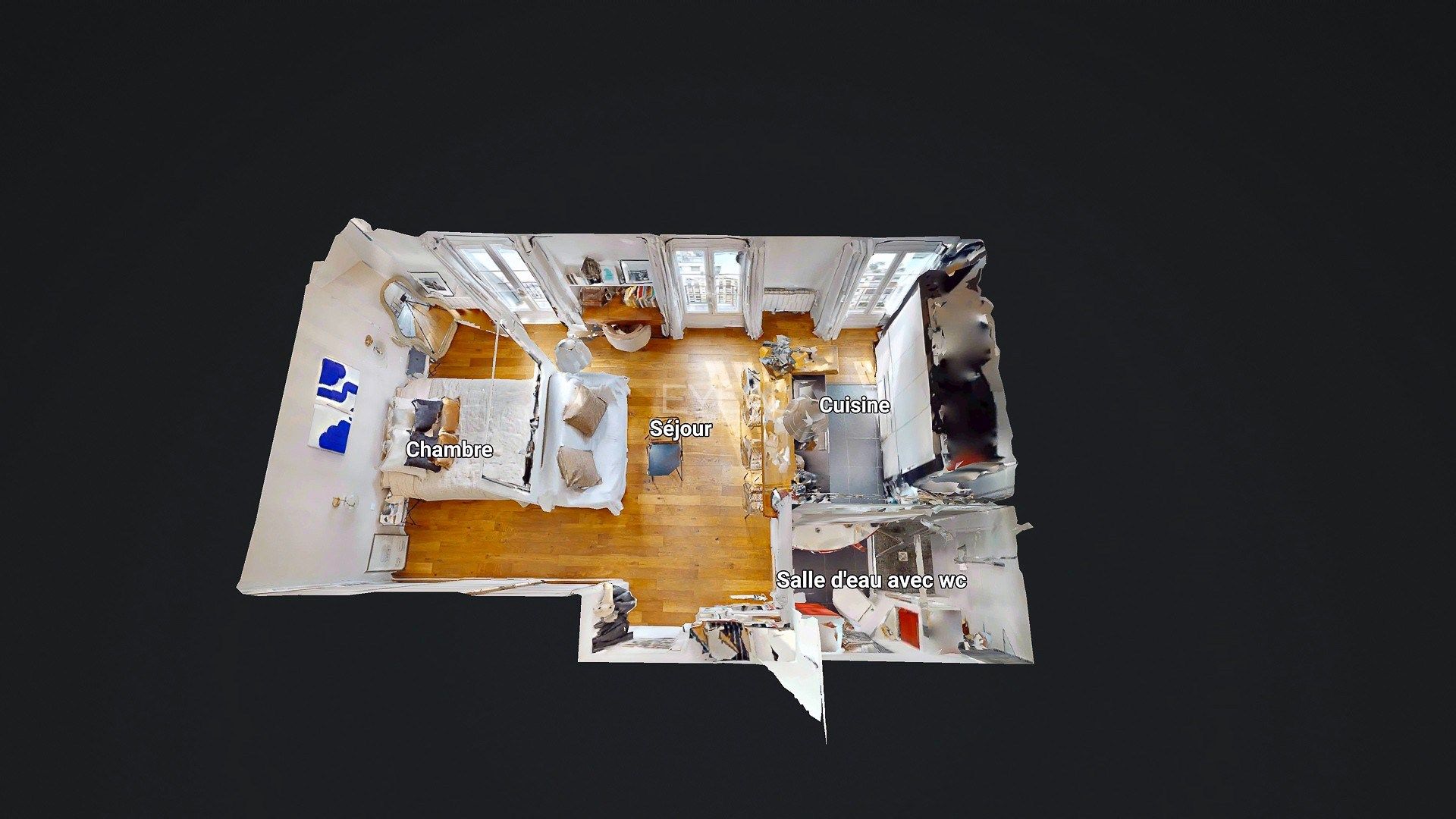 appartement 1 pièce en vente sur PARIS (75016)