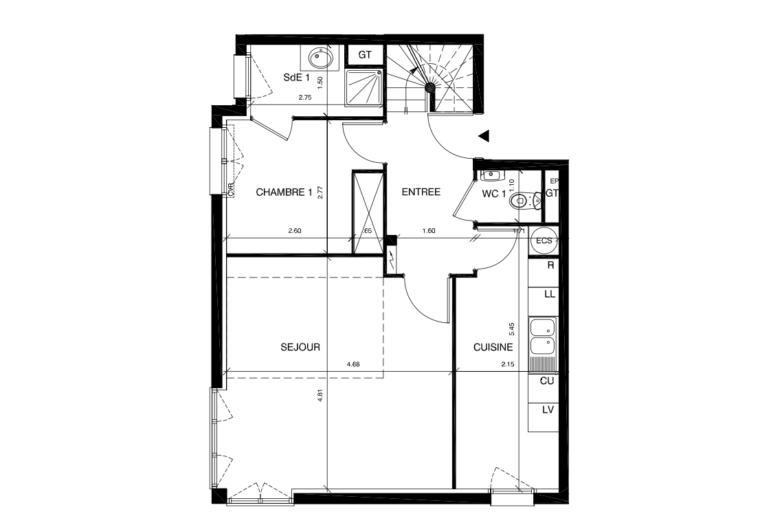appartement 5 Pièces en vente sur ASNIERES SUR SEINE (92600)