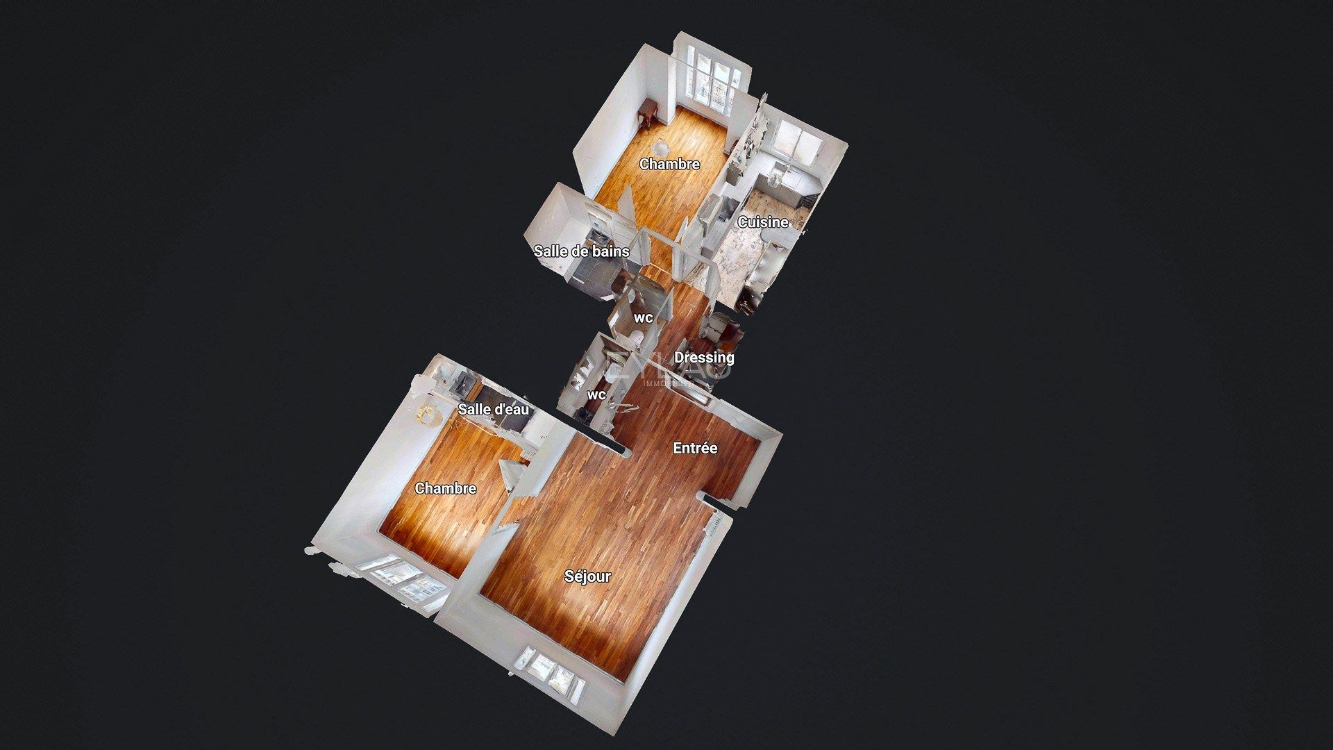 appartement 3 Pièces en vente sur PARIS (75017)