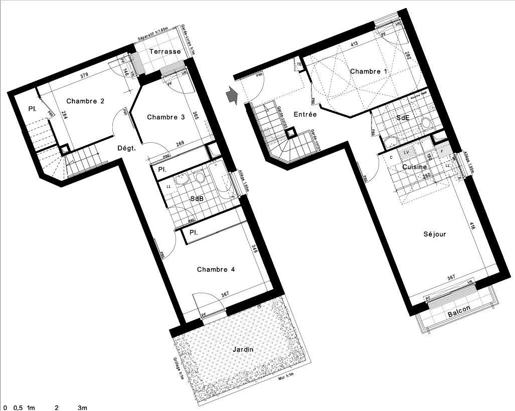 appartement 5 Pièces en vente sur VITRY SUR SEINE (94400)